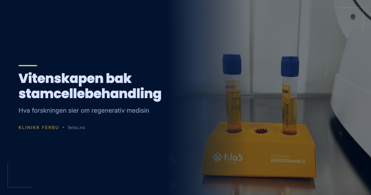 Vitenskapen bak stamcellebehandling for hår